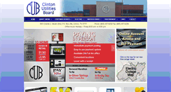 Desktop Screenshot of clintonutilities.com